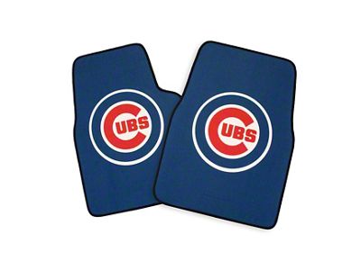 Coverking Printed Floor Mats with Chicago Cubs Logo (Universal; Some Adaptation May Be Required)