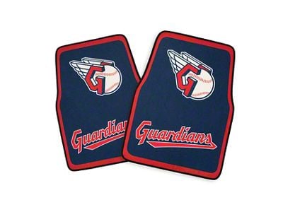 Coverking Printed Floor Mats with Cleveland Guardians Logo (Universal; Some Adaptation May Be Required)