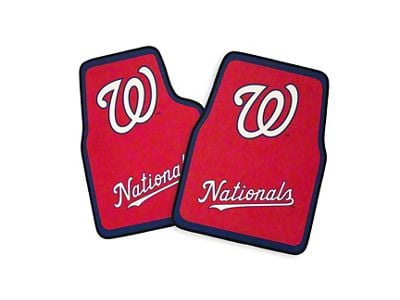 Coverking Printed Floor Mats with Washington Nationals Logo (Universal; Some Adaptation May Be Required)