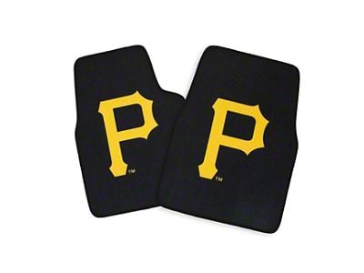 Coverking Printed Floor Mats with Pittsburgh Pirates Logo (Universal; Some Adaptation May Be Required)