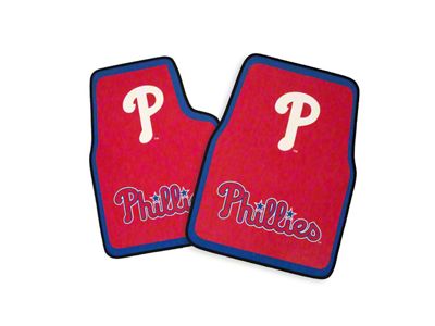 Coverking Printed Floor Mats with Philadelphia Phillies Logo (Universal; Some Adaptation May Be Required)