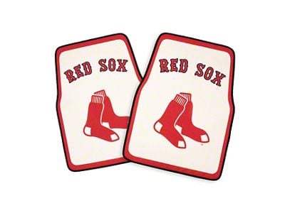 Coverking Printed Floor Mats with Boston Red Sox Logo (Universal; Some Adaptation May Be Required)