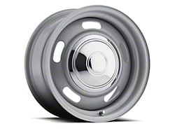 Cragar 344 Rally Series Silver Wheel; 15x8; -6mm Offset (68-82 Corvette C3)