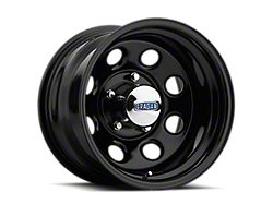 Cragar 397 Soft 8 Series Gloss Black Wheel; Rear Only 15x10; -38mm Offset (53-62 Corvette C1)