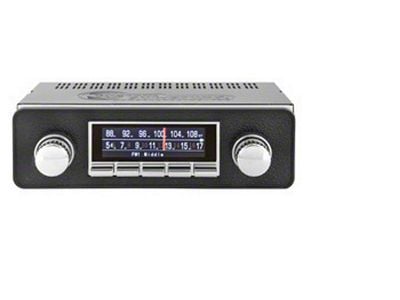 Custom Autosound USA-850 DigaDial Series Radio with Bluetooth; GMC Logo (64-66 C10, C20, K10, K20)