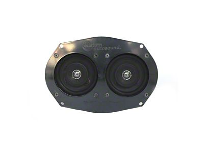 Custom Autosound Kenwood 6x9-Inch Dash Speaker (63-67 Corvette C2 w/o A/C)