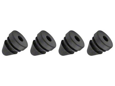 Convertible Top Motor Mounting Rubber Grommets; Set of 4 (64-72 Cutlass Convertible)