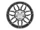 CV03C Gunmetal Machined Wheel; 18x8.5 (93-02 Firebird)