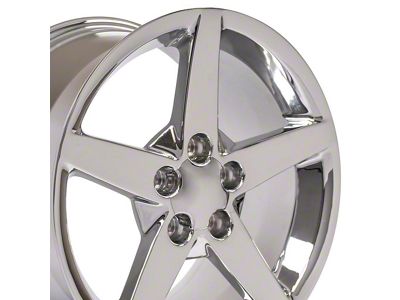 CV06 Chrome Wheel; 17x8.5 (93-02 Firebird)