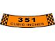 Decal - Air Cleaner - 351