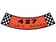 Decal - Air Cleaner - 427 - C5AF-9638-F