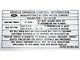 Scott Drake Decal - Emission - 351 - 4 BBL - Automatic & Manual Transmission