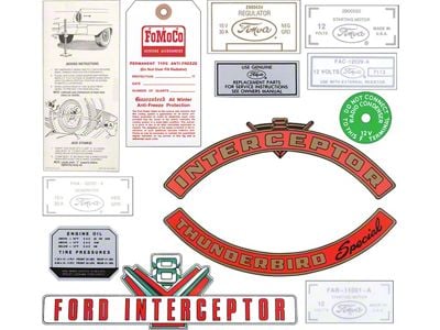 Decal Kit - 352 Cid