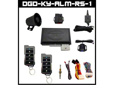 Digital Guard Dawg Keyless Entry System with 1-Way Digital Alarm, Remote Start and 4-Door Power Lock Kit (Universal; Some Adaptation May Be Required)