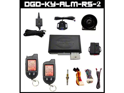 Digital Guard Dawg Keyless Entry System with 2-Way Digital Alarm, Remote Start and 2-Door Power Lock Kit (Universal; Some Adaptation May Be Required)