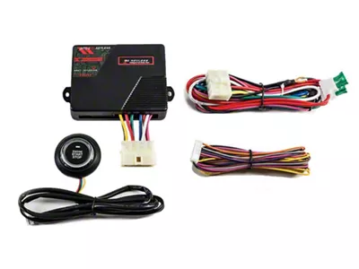 Digital Guard Dawg Performance Keyless Ignition System with Billet Start Button for Existing Alarm or Remote Start System; Green LED (Universal; Some Adaptation May Be Required)