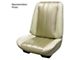 Distinctive Industries Chevelle Bucket Seat Covers, Convertible, Front & Rear, Two-Tone, 1966