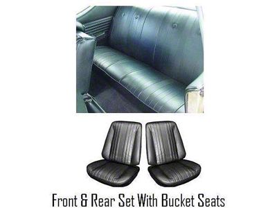 Distinctive Industries Chevelle Bucket Seat Covers, Coupe, Front & Rear, 1969