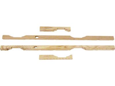 Door Filler Set - Wood - Ford 5 Window Coupe