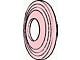 Door Handle Escutcheon - Plastic - Pinkish Tan - Mercury