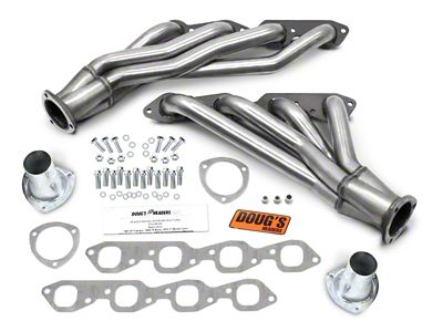 Doug's Headers 1-3/4-Inch 4-Tube Shorty Headers; Stainless Steel (68-80 396/402/454 V8 C10)