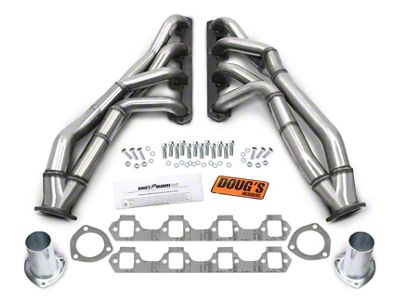 Doug's Headers 1-5/8-Inch Tri-Y Headers; Stainless Steel (64-70 260/289/302 V8 Mustang w/ Automatic Transmission)