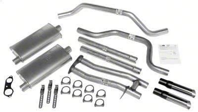 Dynomax Ecklers Super Turbo Dual Exhaust System; Rear Exit 17363 (96-99 ...