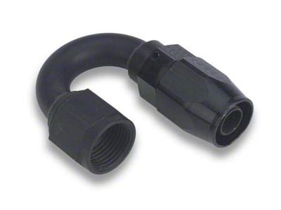 Earl's 180 Degree 6AN Hose Fitting Black Swivel Seal