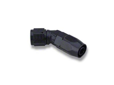 Earl's 45 Degree 6AN Hose Fitting Black Swivel Seal