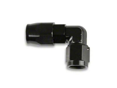 Earl's 90 Degree 6AN Hose Fitting Black Swivel Seal