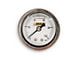 Earl's Oil Filled 100 PSI Fuel Pressure Gauge 1.5 - 0 to 100 - 1/8 NPT Male Thread