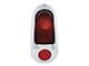 12-Volt Tail Light; Stainless Steel Housing; Red Lens; Driver Side (49-50 Fleetline, Styleline Deluxe, Styleline Special)