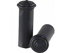 Interior Door Lock Knob; Black (49-52 Fleetline, Styleline Deluxe, Styleline Special)