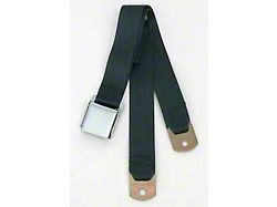 Early Chevy Seat Belt, Rear, Dark Green, 1949-1954