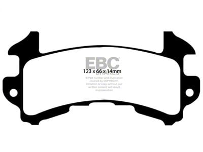 EBC Brakes Greenstuff 2000 Street Sport Organic Brake Pads; Rear Pair (82-92 Camaro w/o Performance Package)