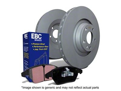 EBC Brakes Stage 1 Ultimax Brake Rotor and Pad Kit; Front (70-78 Camaro)