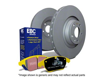 EBC Brakes Stage 13 Yellowstuff Brake Rotor and Pad Kit; Front (85-92 Camaro w/ Performance Package)