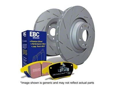 EBC Brakes Stage 9 Yellowstuff Brake Rotor and Pad Kit; Front (82-92 Camaro w/o Performance Package)