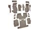 Complete Cutpile Molded Carpet; Gray (86-87 Corvette C4 Convertible)