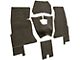 Complete Foam Tuxedo Cut and Sewn Carpet; Fawn (61-62 Corvette C1)