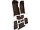 Complete Loop Molded Carpet with Heel Pad; Dark Brown (73-75 Corvette C3 Convertible w/ Automatic Transmission)