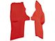 Console Cutpile Carpet Strips; Torch Red (94-96 Corvette C4)