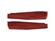 Door Panel Cutpile Carpet Inserts; Firethorn/Medium Red (69-77 Corvette C3)