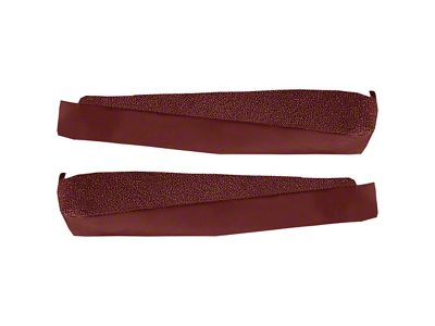 Door Panel Loop Carpet Inserts; Maroon (68-76 Corvette C3)