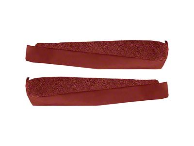 Door Panel Loop Carpet Inserts; Red (68-76 Corvette C3)