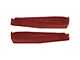 Door Panel Loop Carpet Inserts; Red (68-76 Corvette C3)