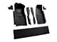 Front Cutpile Molded Carpet with Console Strips, Kick Panels and Door Panels; Black (78-80 Corvette C3)