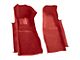 Front Cutpile Molded Carpet; Dark Red/Carmine (81-82 Corvette C3)