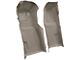 Front Cutpile Molded Carpet with Heel Pad; Gray (71-77 Corvette C3 w/ Automatic Transmission)