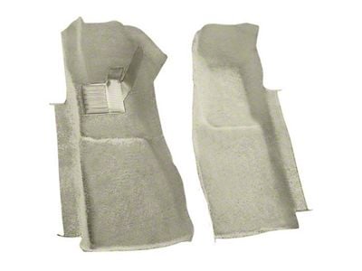 Front Cutpile Molded Carpet; Saddle/Biscuit (81-82 Corvette C3)